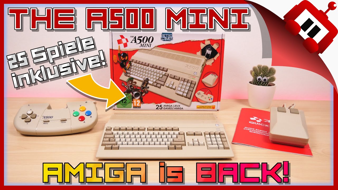 SO spielt man AMIGA Games in 2023! - The A500 Mini