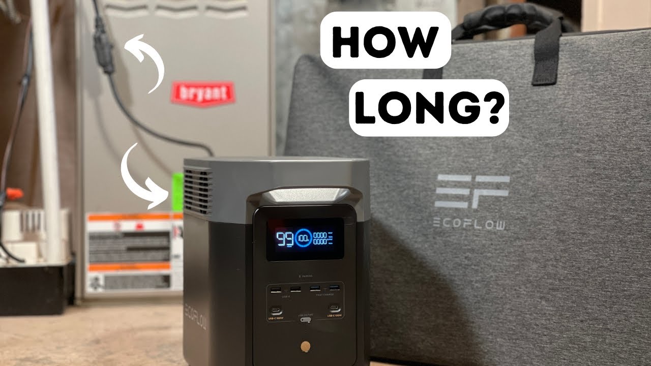 Как долго электростанция EcoFlow будет обеспечивать работу моей печи? | Аварийное отопление при о...