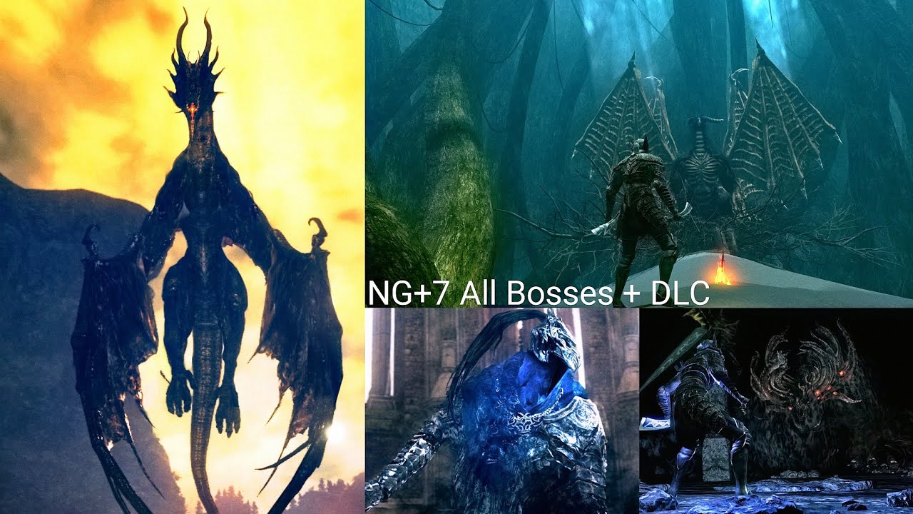 Dark Souls Remastered: NG+7 With DLC All Bosses [SpeedRun] No Skip
