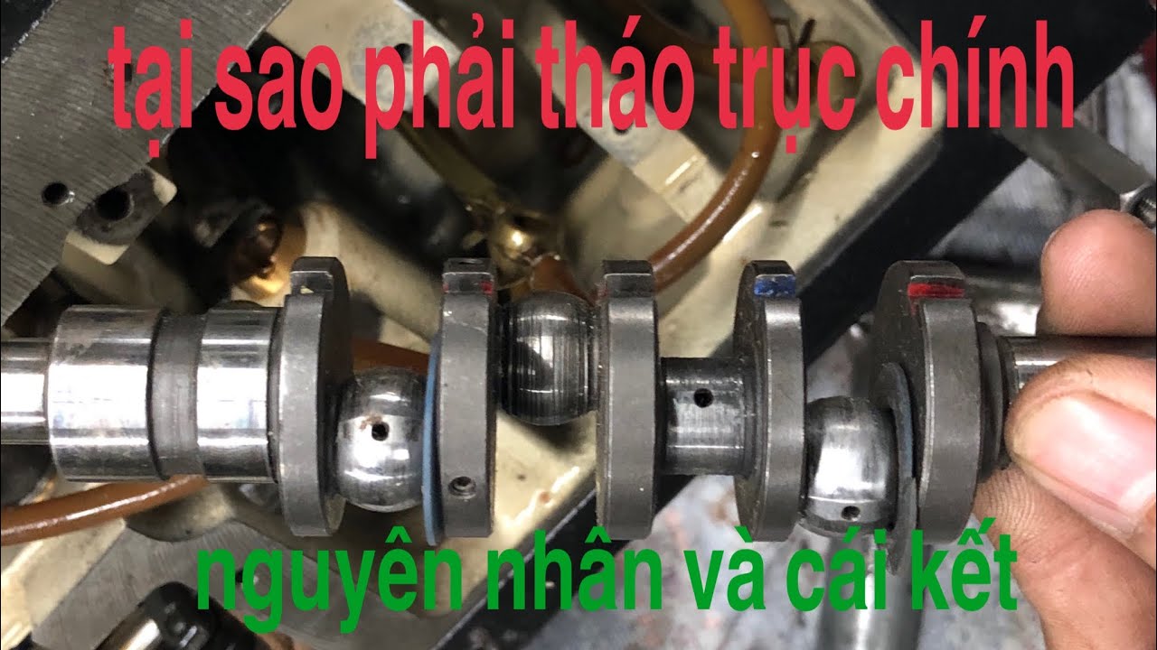 tháo lắp trục chính máy vắt sổ (phần 1)