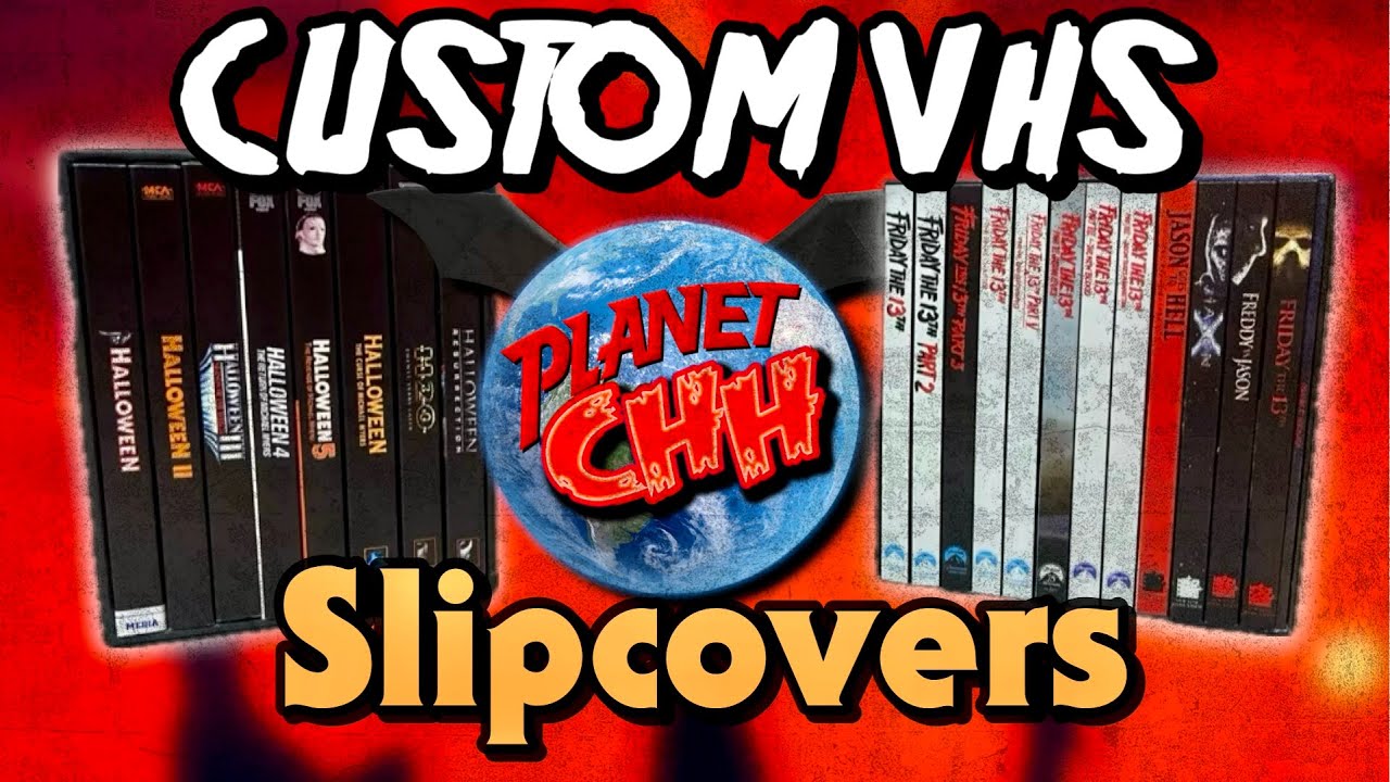 Halloween and Friday the 13th VHS Slipcovers for Your Scream Factory Releases! | Planet CHH