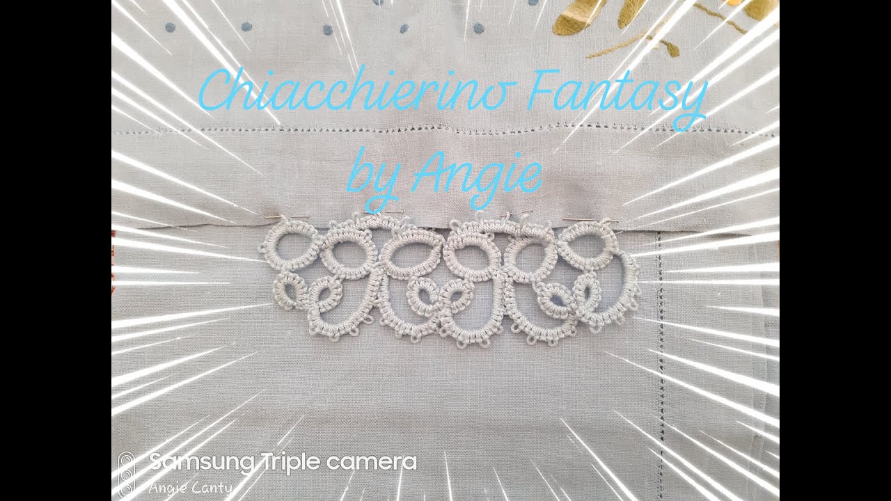 Chiacchierino Fantasy by Angie -Tutorial n°19- Needle tatting 