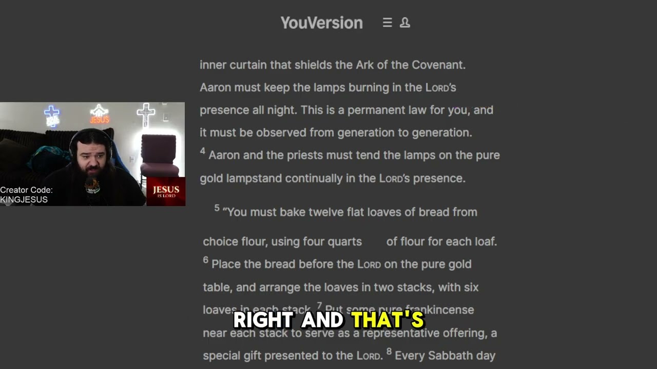 Leviticus 24 Reading & Prayers