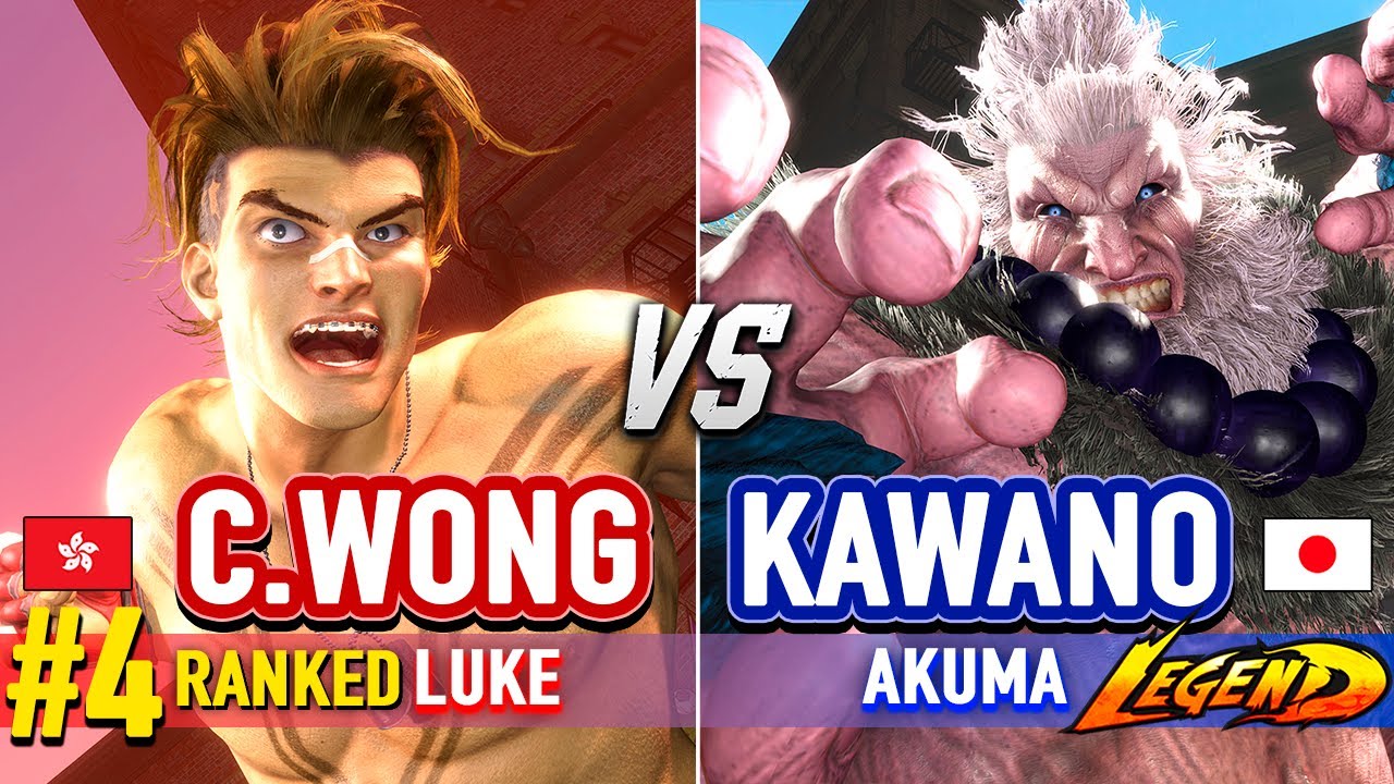 SF6 🔥 CHRIS WONG (#4 Ranked Luke) vs KAWANO (Akuma) 🔥 Street Fighter 6 High Level Gameplay