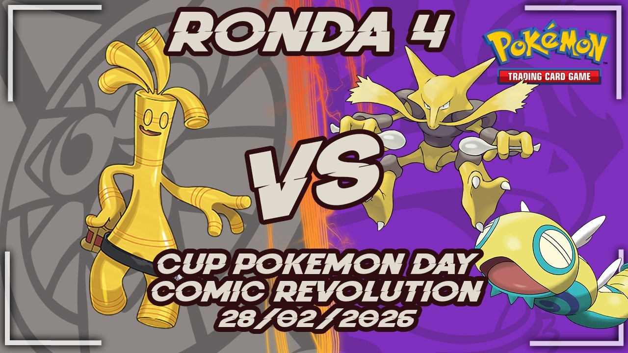 28/02/2026 GHOLDENGO ROCKS⚪🟤VS🟣⚪ALAKAZAM |RONDA 4 |🏆CUP🏆 COMIC REVOLUTION