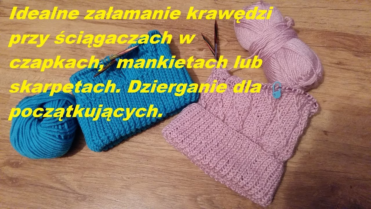 0470*Idealne załamanie krawędzi przy ściągaczach w czapkach,mankietach lub skarpetach