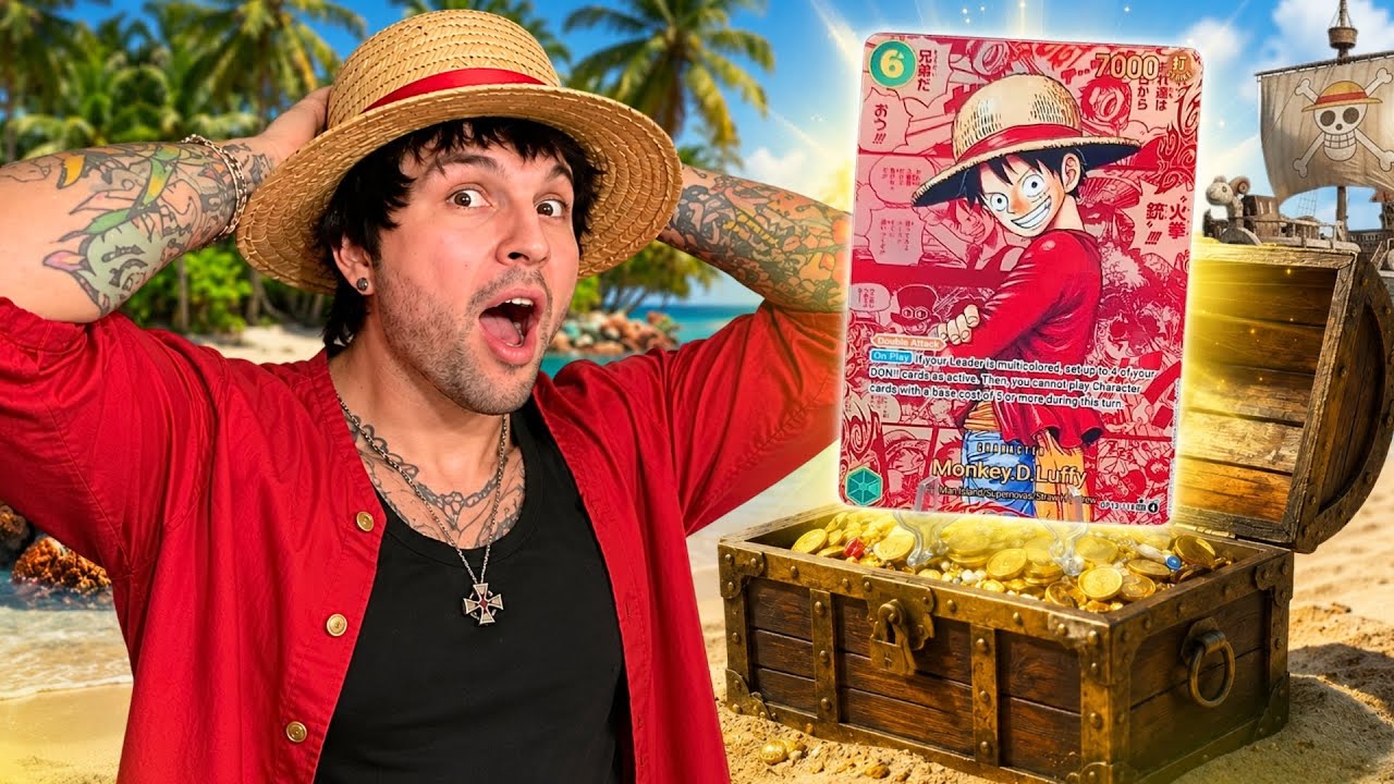 Смогу ли я вытащить карту One Piece за 30 000 долларов?!? (Распаковка 13-го тома манги Red Manga ...
