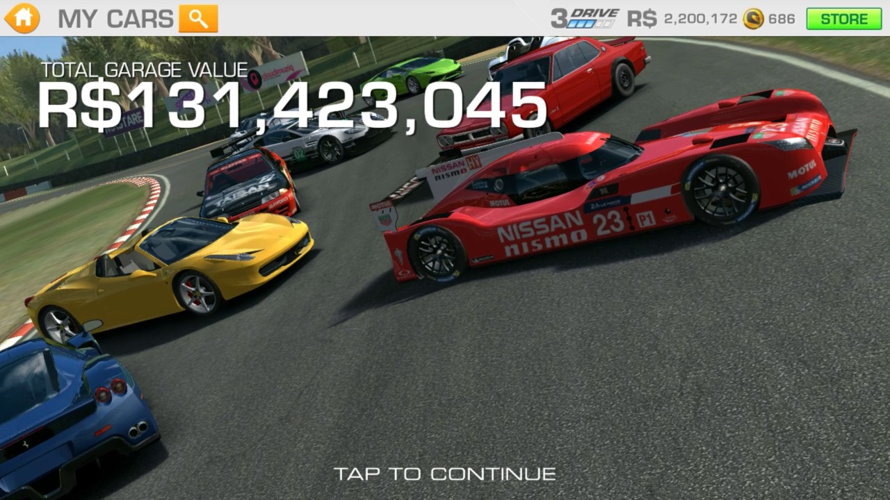 Real Racing 3 # progress and cars for may 2017