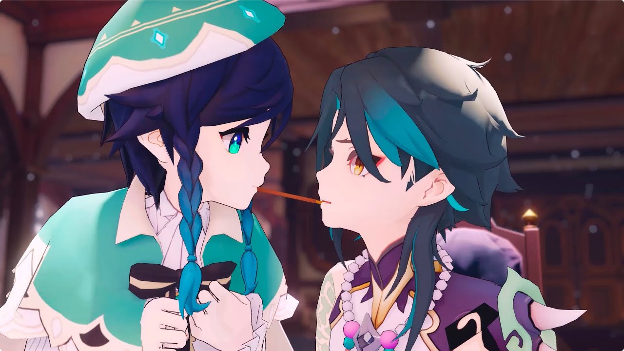 【MMD | Genshin Impact |xiaoven】Pocky Game