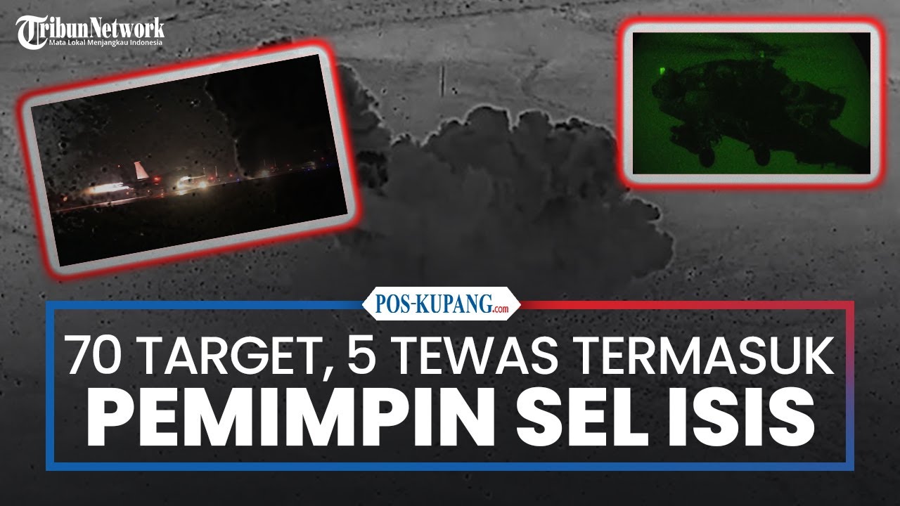 AS Serang 70 Target ISIS, Sedikitnya 5 Anggota ISIS Tewas Termasuk Pemimpin Sel Isis di Suriah