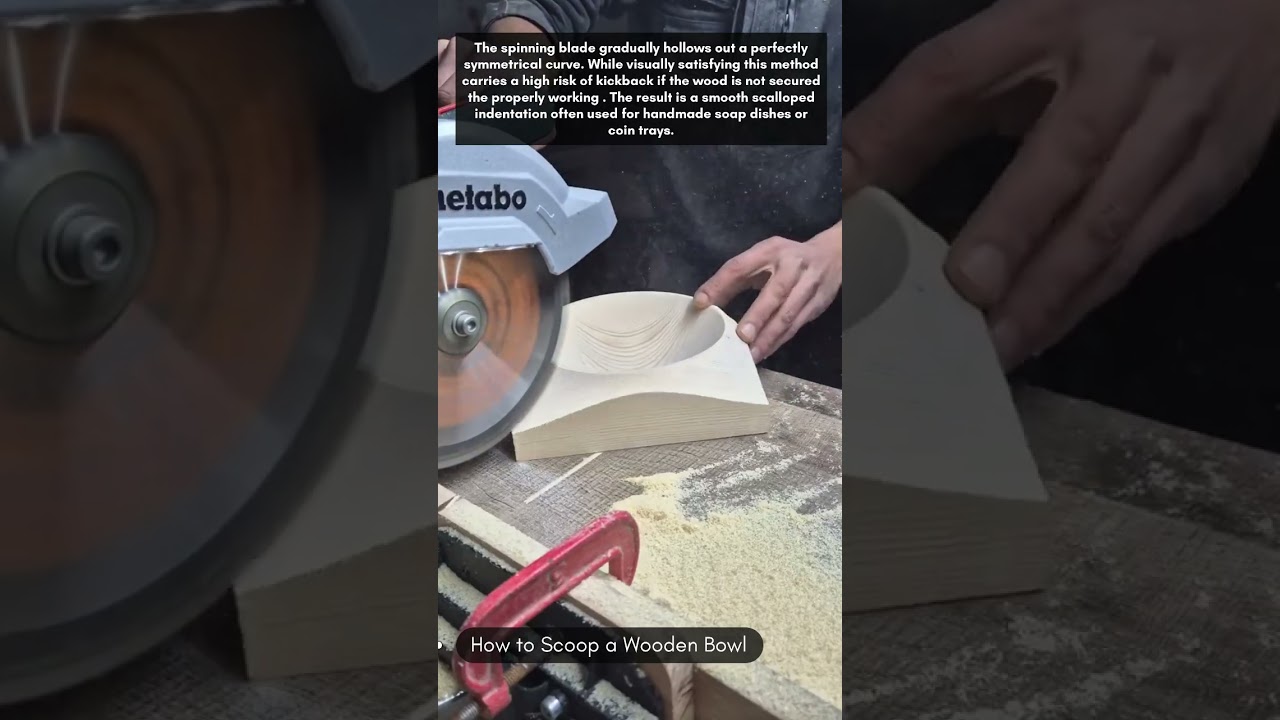 How to Scoop a Wooden Bowl
