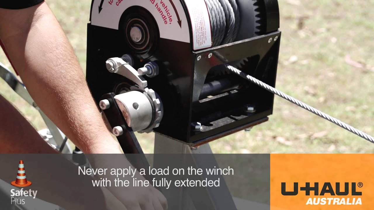 Operation of a Winch