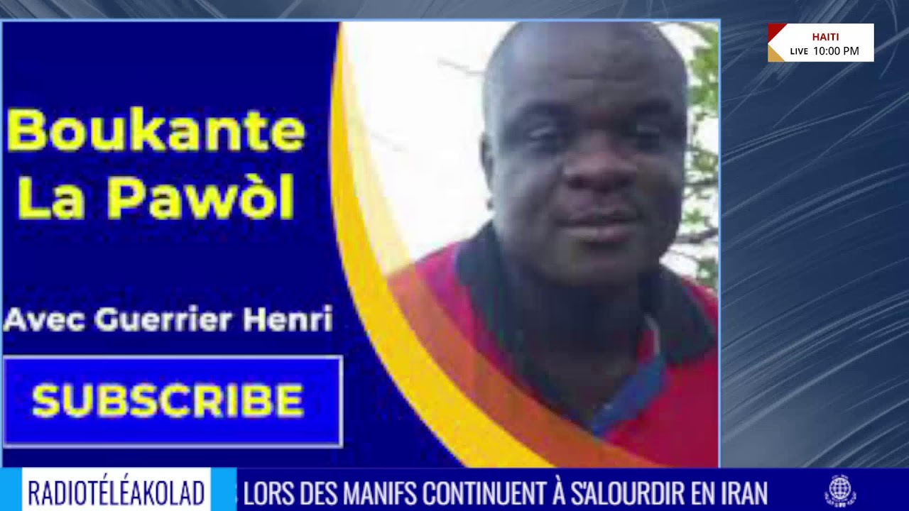 13 JANVIER 2026 I BOUKANTE LAPAWÒL AVEC GUERRIER HENRI