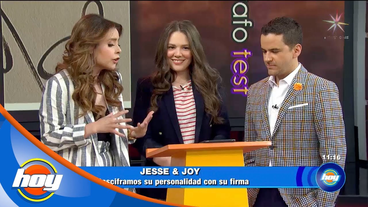 ¿Cómo son Jesse & Joy en el amor? | Grafotest | Hoy