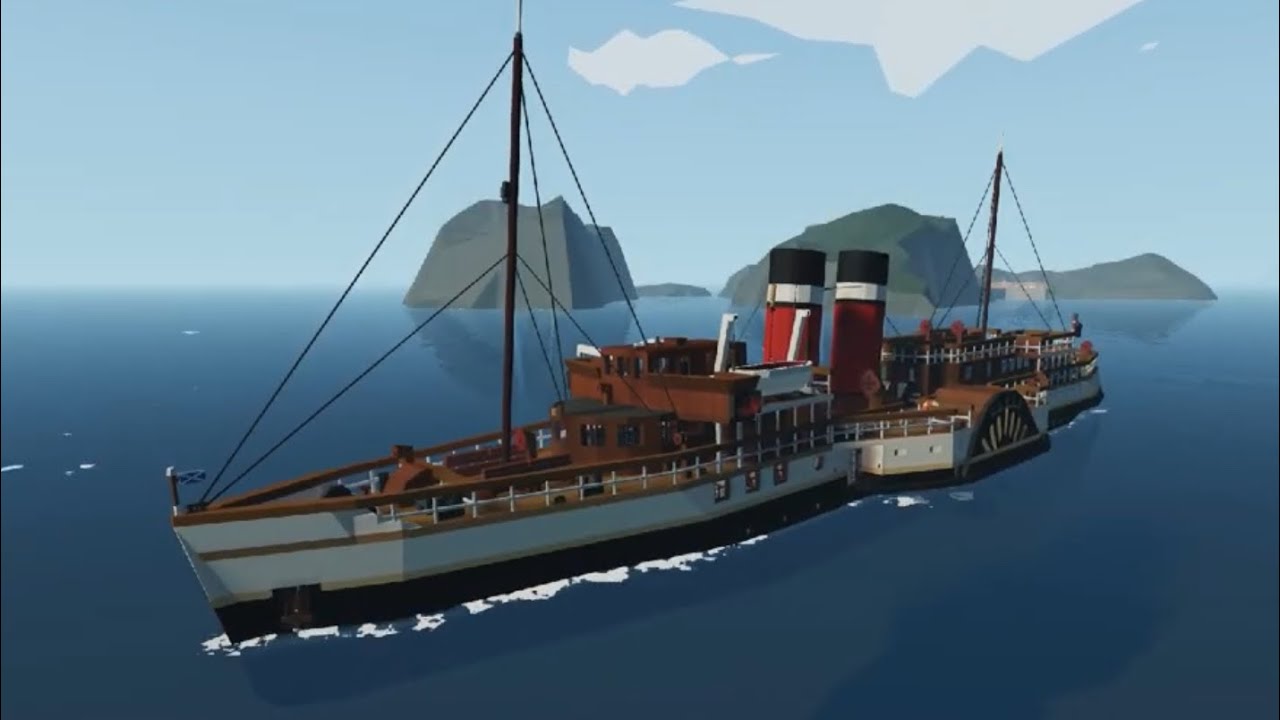 Sinking of a Paddle Steamer Timelapse (Stormworks)