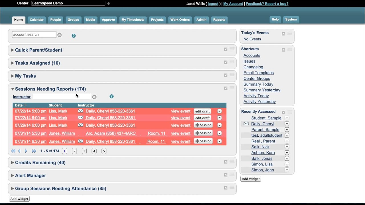 Session Logs and Approval