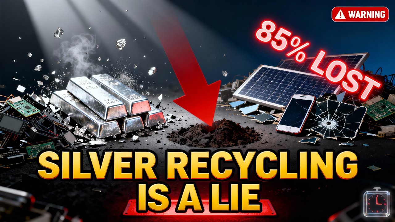 Silver Recycling Is A Lie: 60% Of All Silver Is Thrown Away Forever