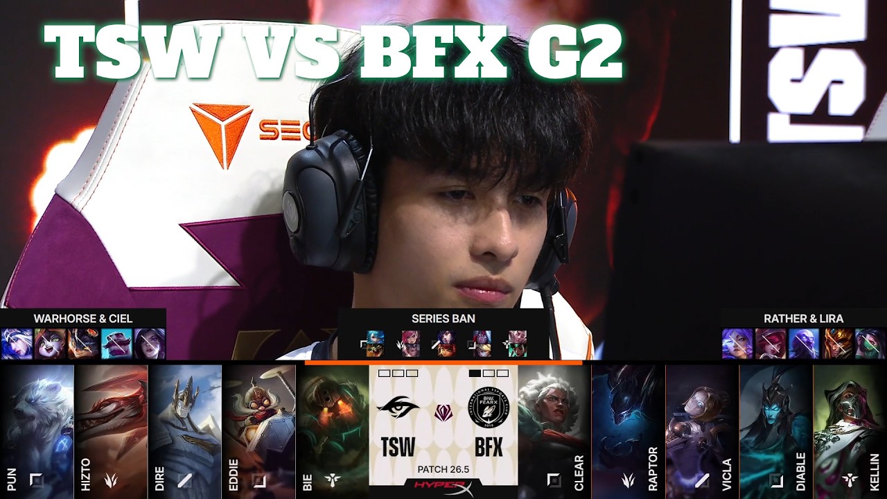 TSW vs BFX Game 2 | First Stand 2026 Group Stage Day 3 | Team Secret Whales vs BNK FEARX G2