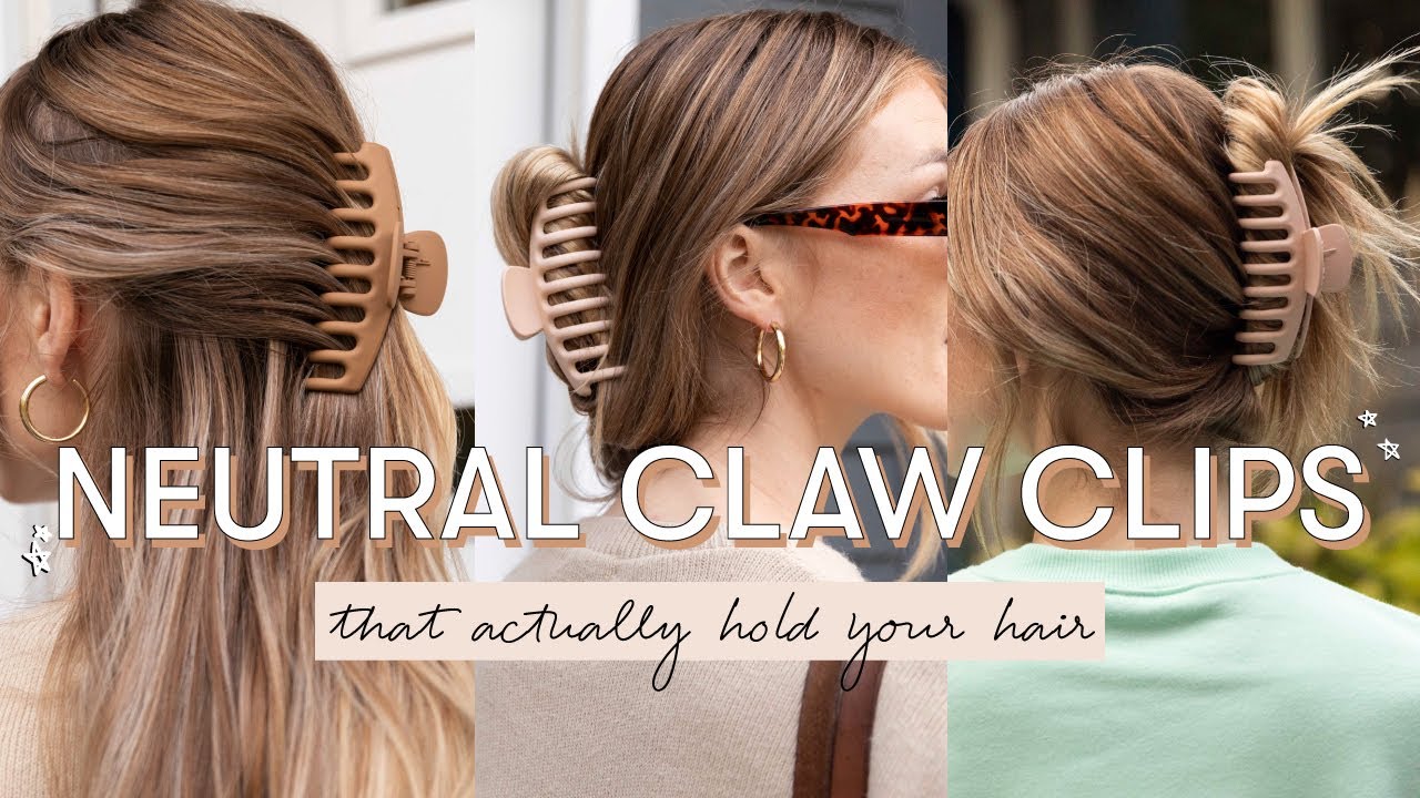 Framar Large Claw Clips For Thick Hair. Hair Clips that actually hold your hair!