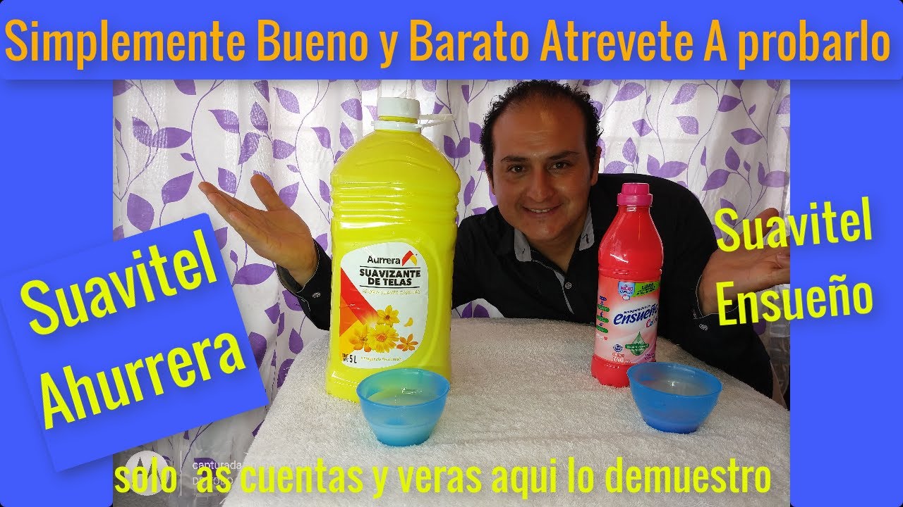 Suavizante aurrera vs suavitel ensueño