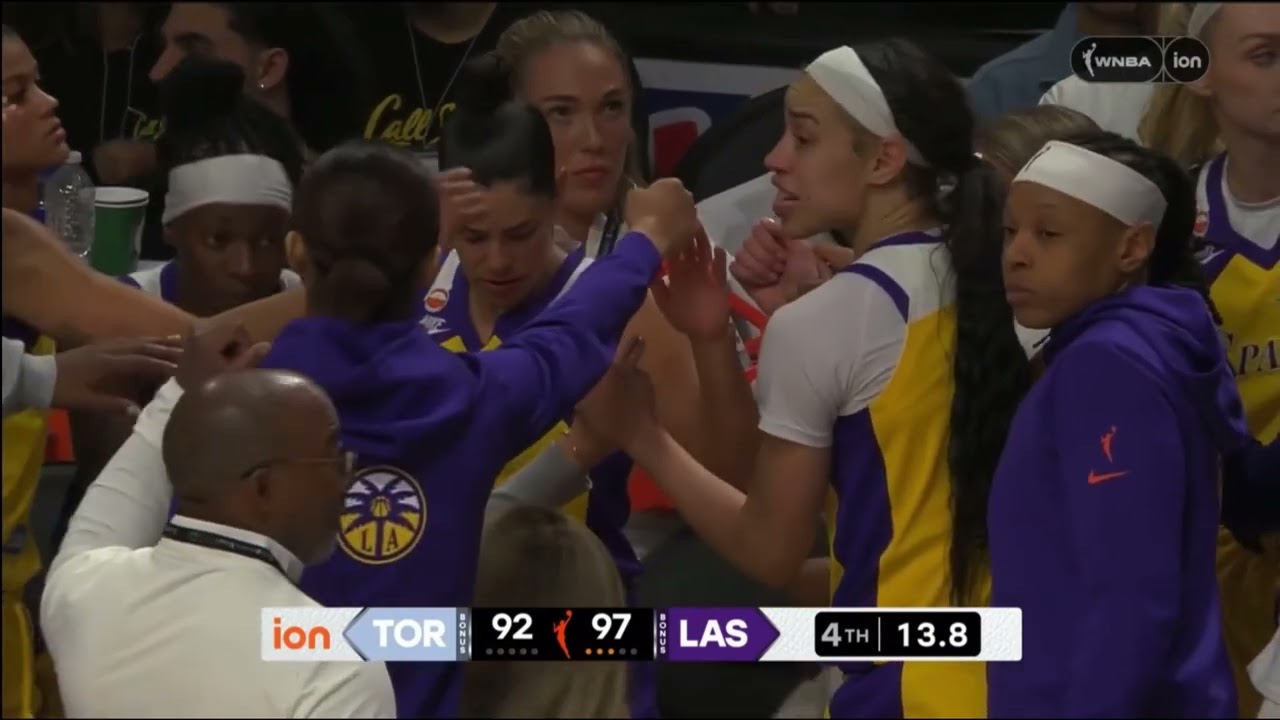Last minute of Toronto Tempo vs Los Angeles Sparks 