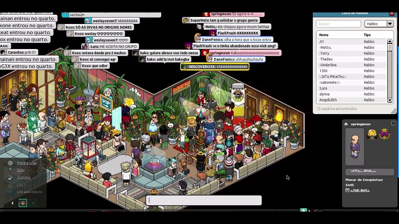 Reencontro Habbo 2026 com MOD_Moon 💜