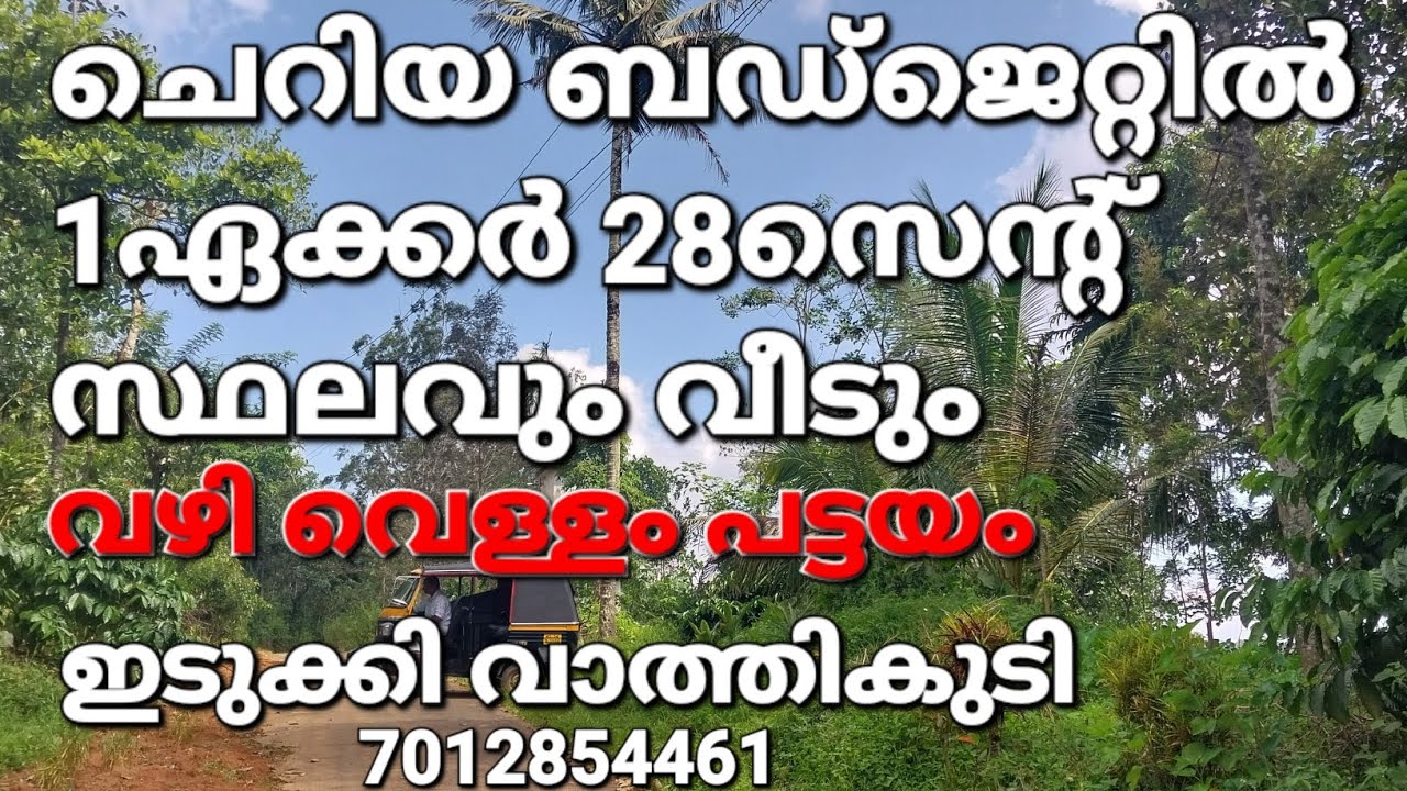 കുറഞ്ഞ ബഡ്‌ജറ്റിൽ സ്ഥലവും വീടും. വഴി വെള്ളം പട്ടയം 1ഏക്കർ 28സെന്റ് അടിപൊളി ആദായം 👇check description