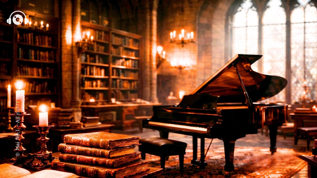 🎹📚 Into the Ancient Library | Dark Academia  for Deep Focus｜Study & work Music | | Original Playlist