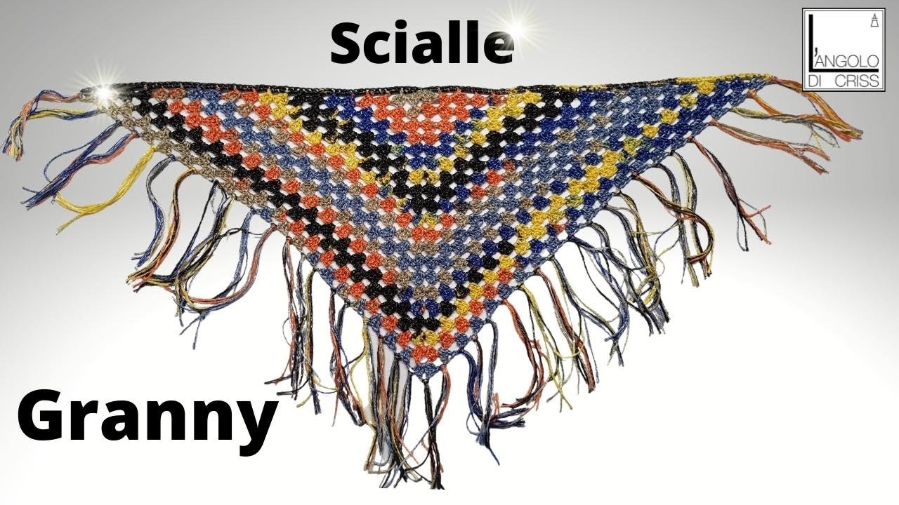 Scialle all'uncinetto 
