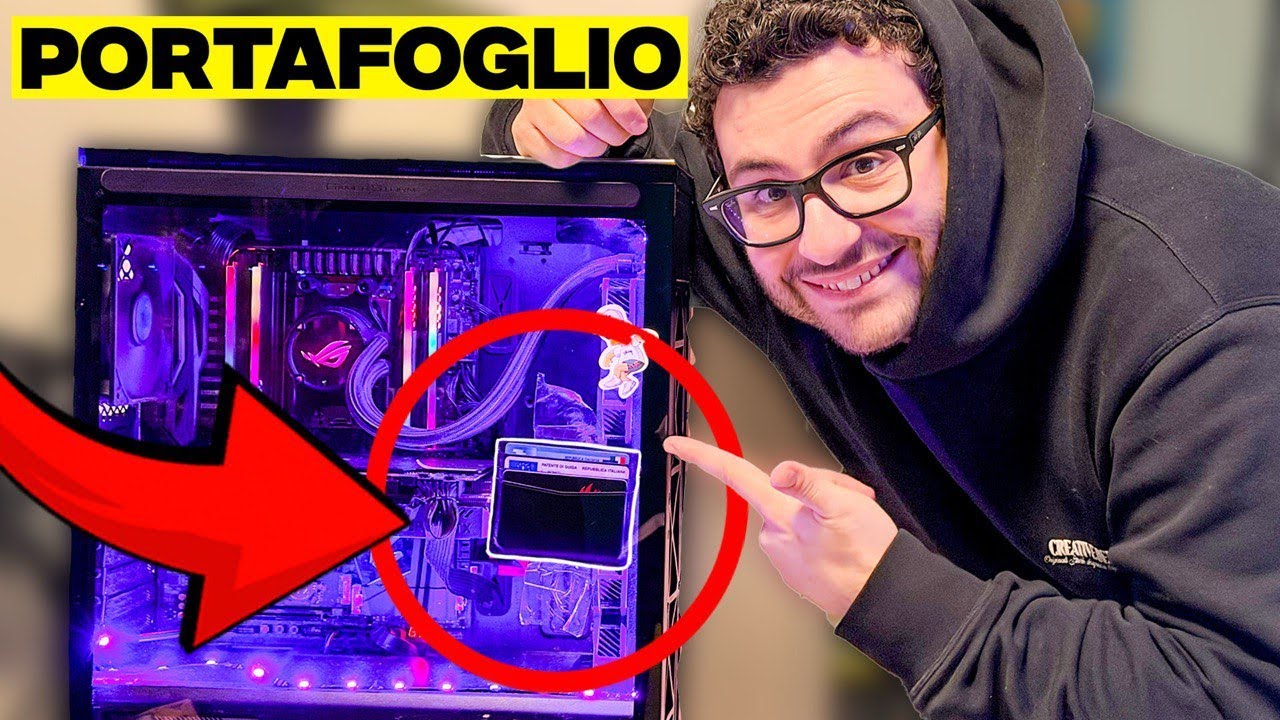 HO NASCOSTO IL PORTAFOGLIO DI BADDI DENTRO IL SUO PC *SCLERA*