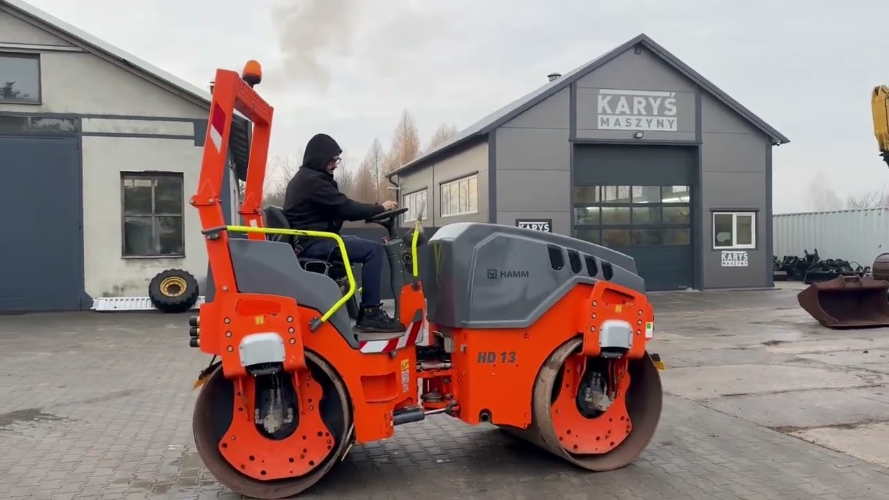 SOLD KARYŚ-Maszyny - Walec Hamm HD 13VV 2020