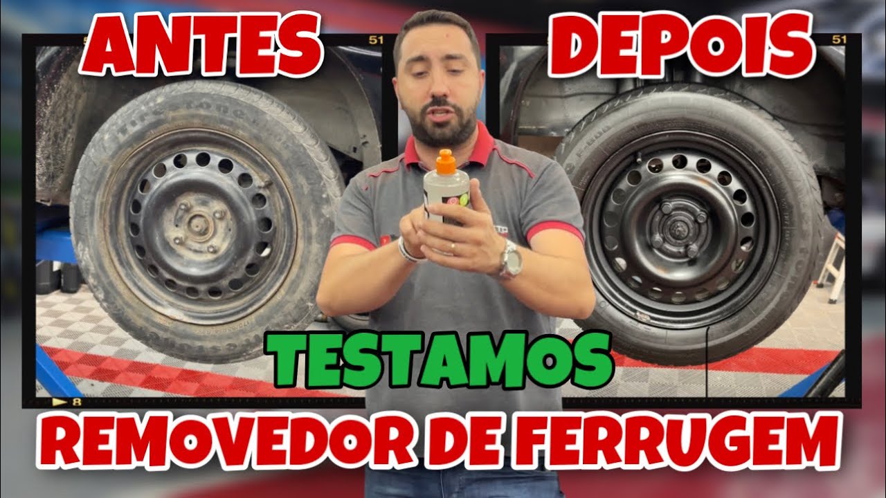 COMO RESTAURAR RODAS DE FERRO | Remova Ferrugem Sem Esforço.