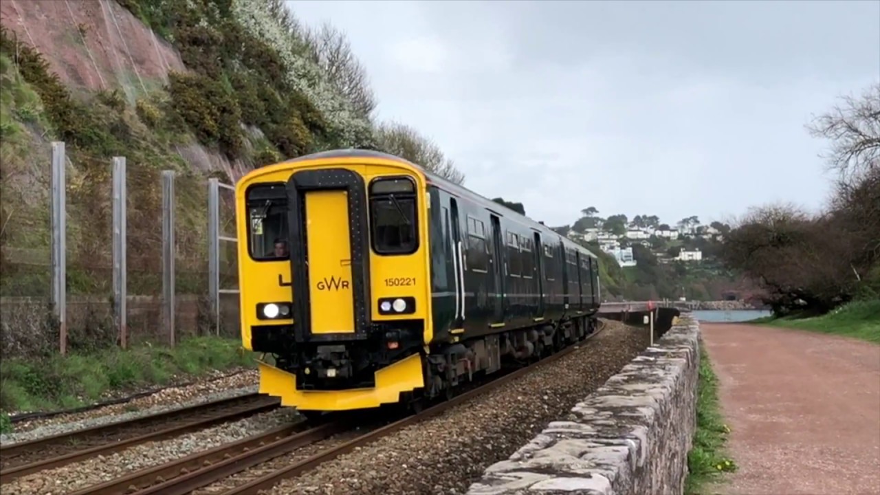 Great Western Railway ft CrossCountry and DB Cargo UK Trains near Teignmouth on April 26th 2018