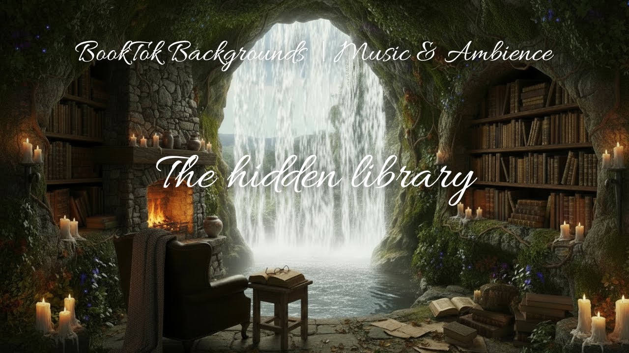 📚The Hidden Library - Fantasy reading ambience🌿