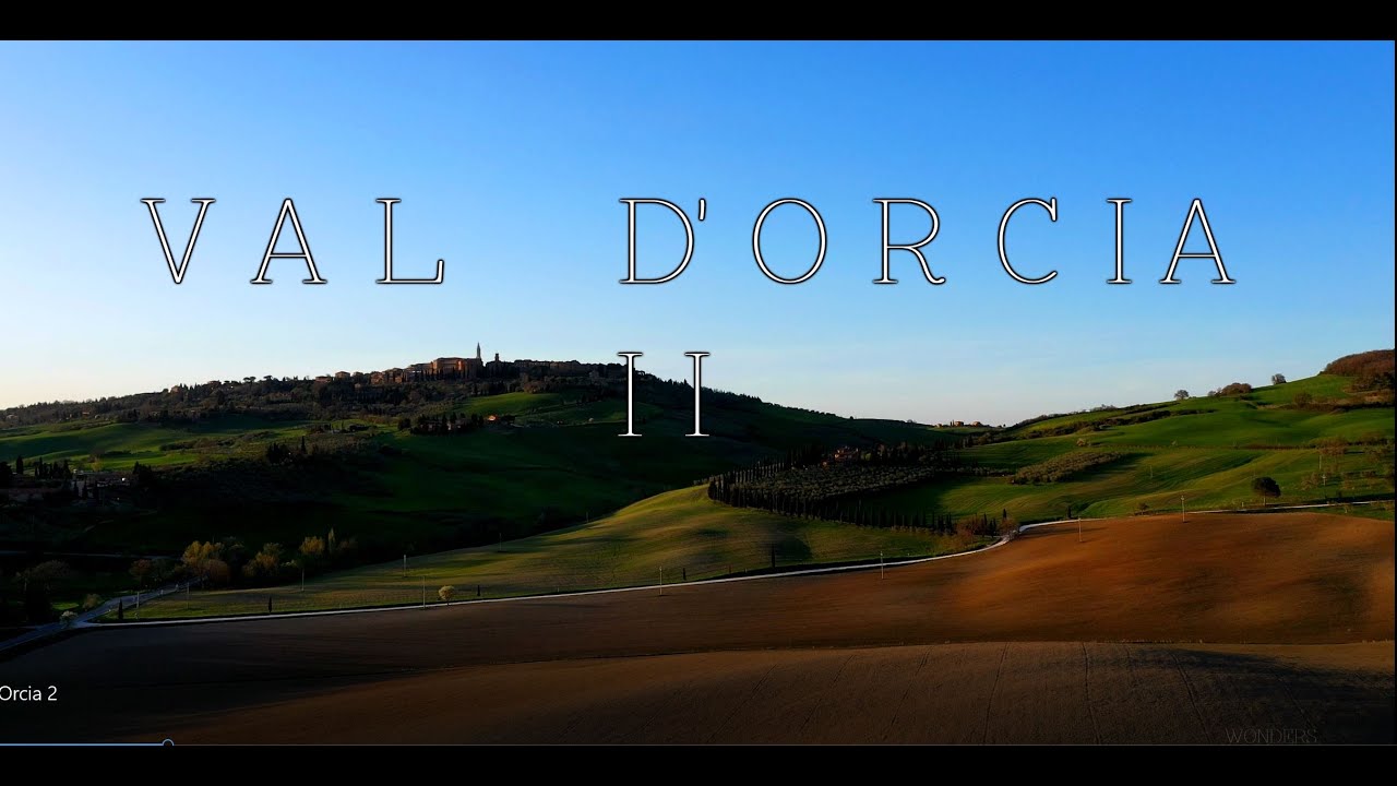 Tuscany drone 4K - Val d'Orcia II