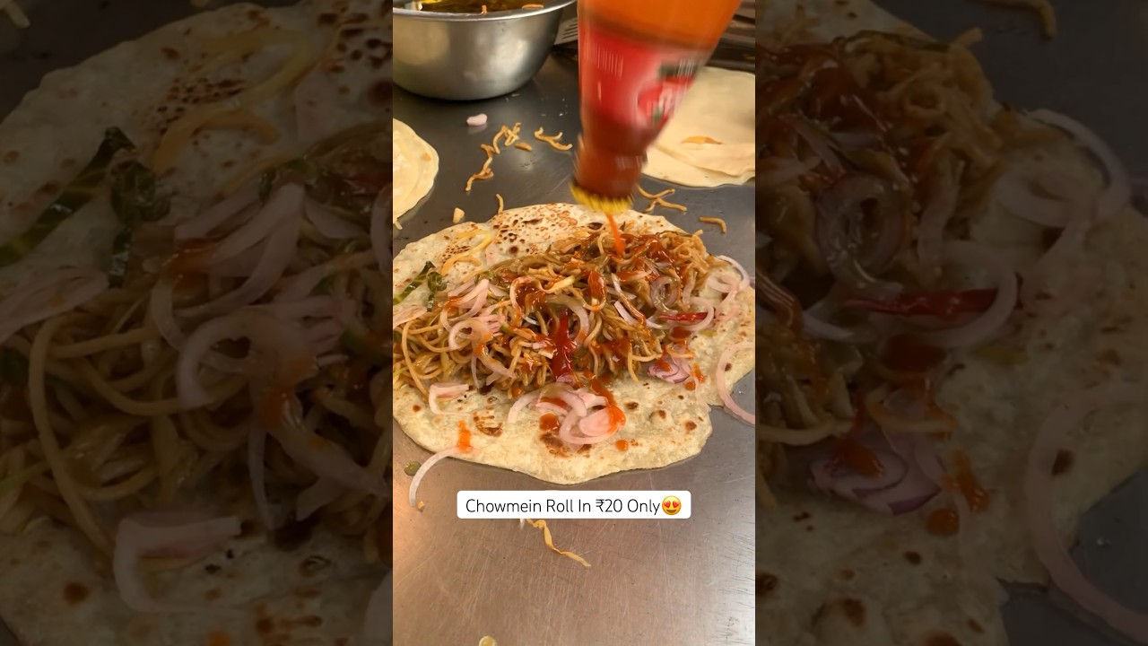 Chowmein Roll In ₹20 Only😍 