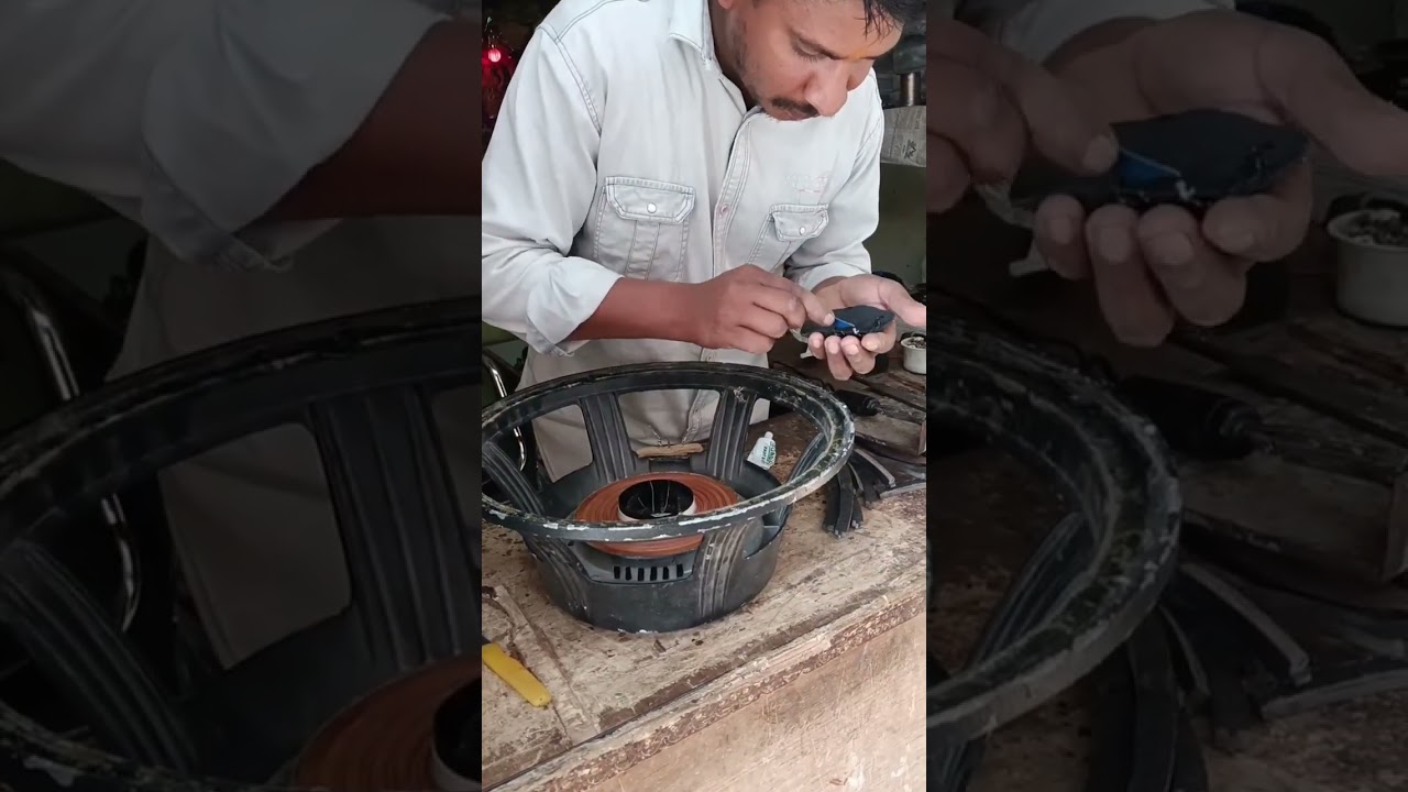 15 inch 400 watt speaker ki repairing