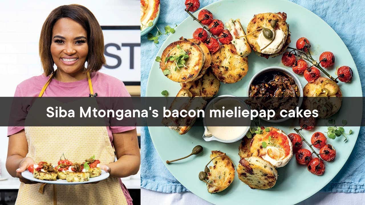 Siba Mtongana's bacon mieliepap cakes | Woolworths TASTE Magazine