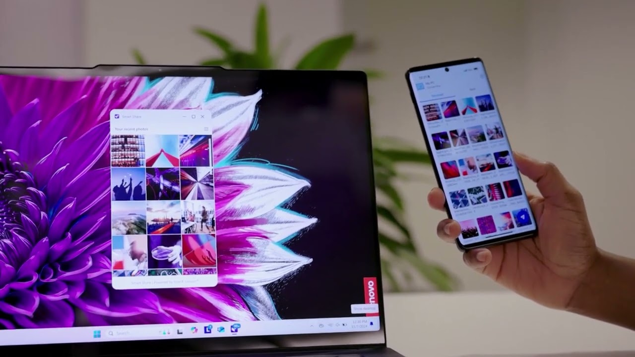 Lenovo Aura Edition (2025) &ndash; Smart Share para Compartir Fotos sin Esfuerzo entre Plataformas