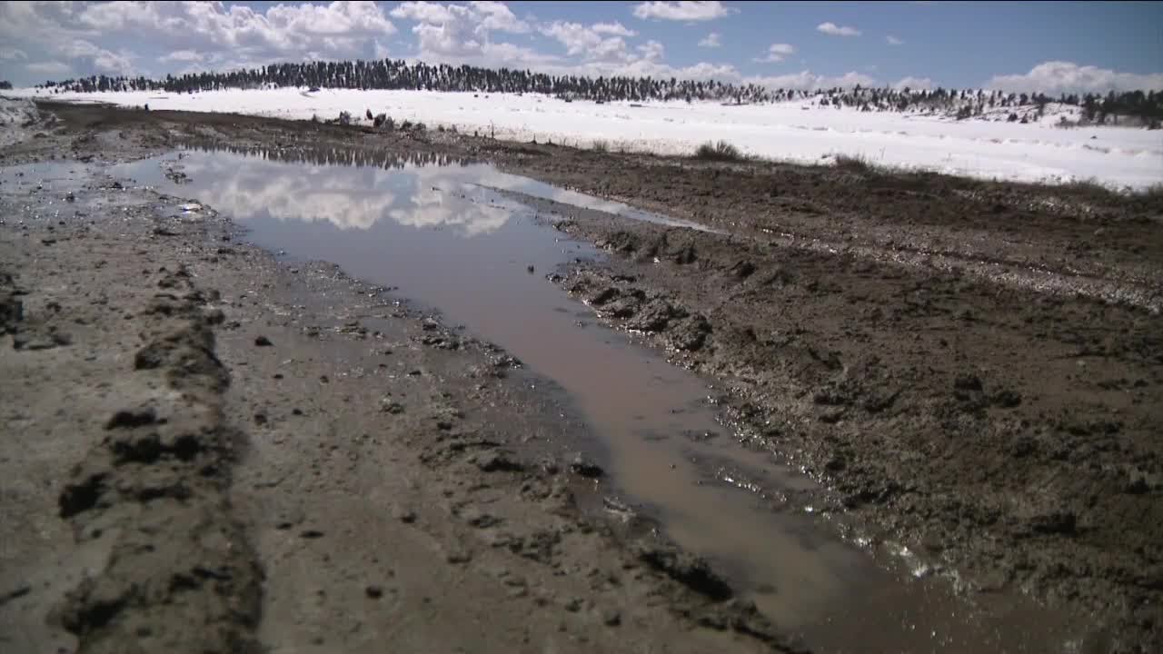 Park County residents stranded due to muddy roads from massive snowstorm