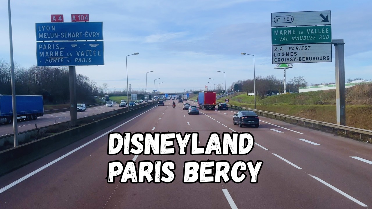 A Mágica da Disneyland Paris: Um Passeio Inesquecível até  Paris Bercy | França 🇫🇷 4K
