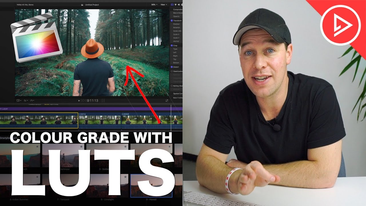 How To Colour Grade Using LUTS in Final Cut Pro X | FREE LUT INCLUDED