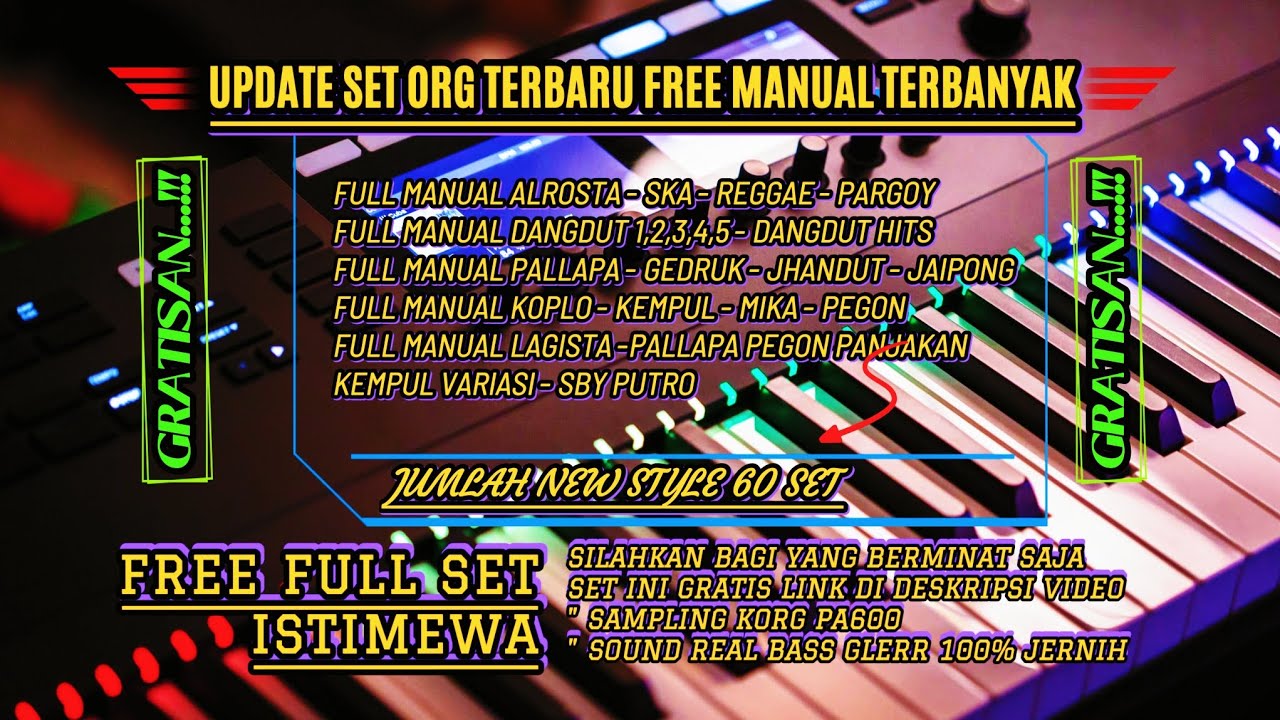 SET ORG FREE LENGKAP TERBARU 🔊🔊 FULL SAMPLING GRATISS / JAMINAN MANGGUNG 🤣 / LINK DI DESKRIPSI VIDIO