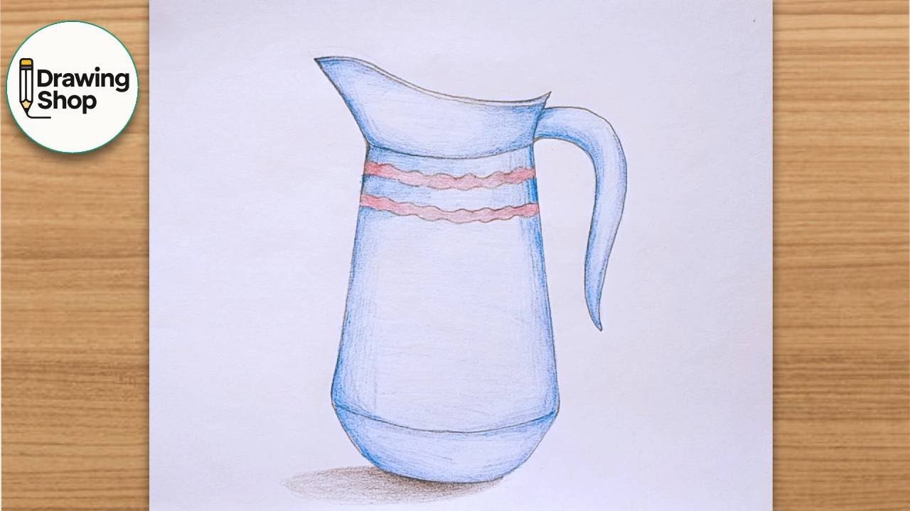 How to Draw A Mug Step by Step || Easy Mug drawing || Drawing Tutorial || Drawing shop