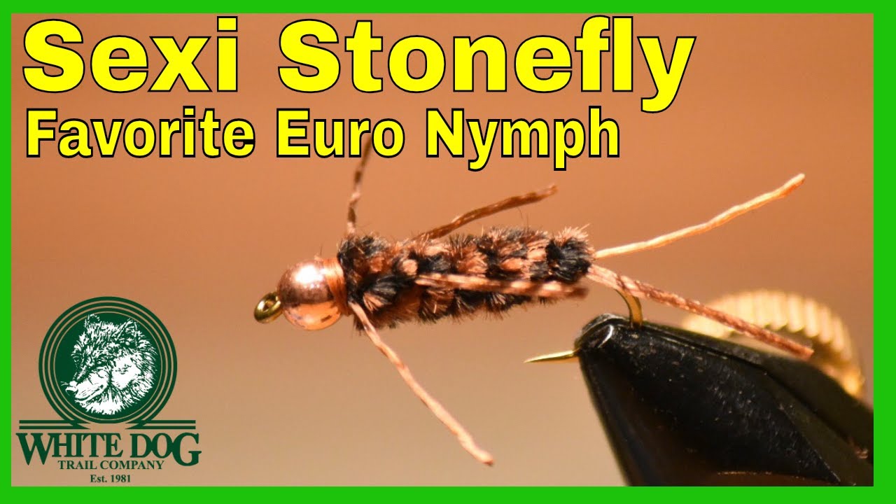 Fly Tying - Sexi Stonefly - Favorite Euro Nymphs for BIG Trout