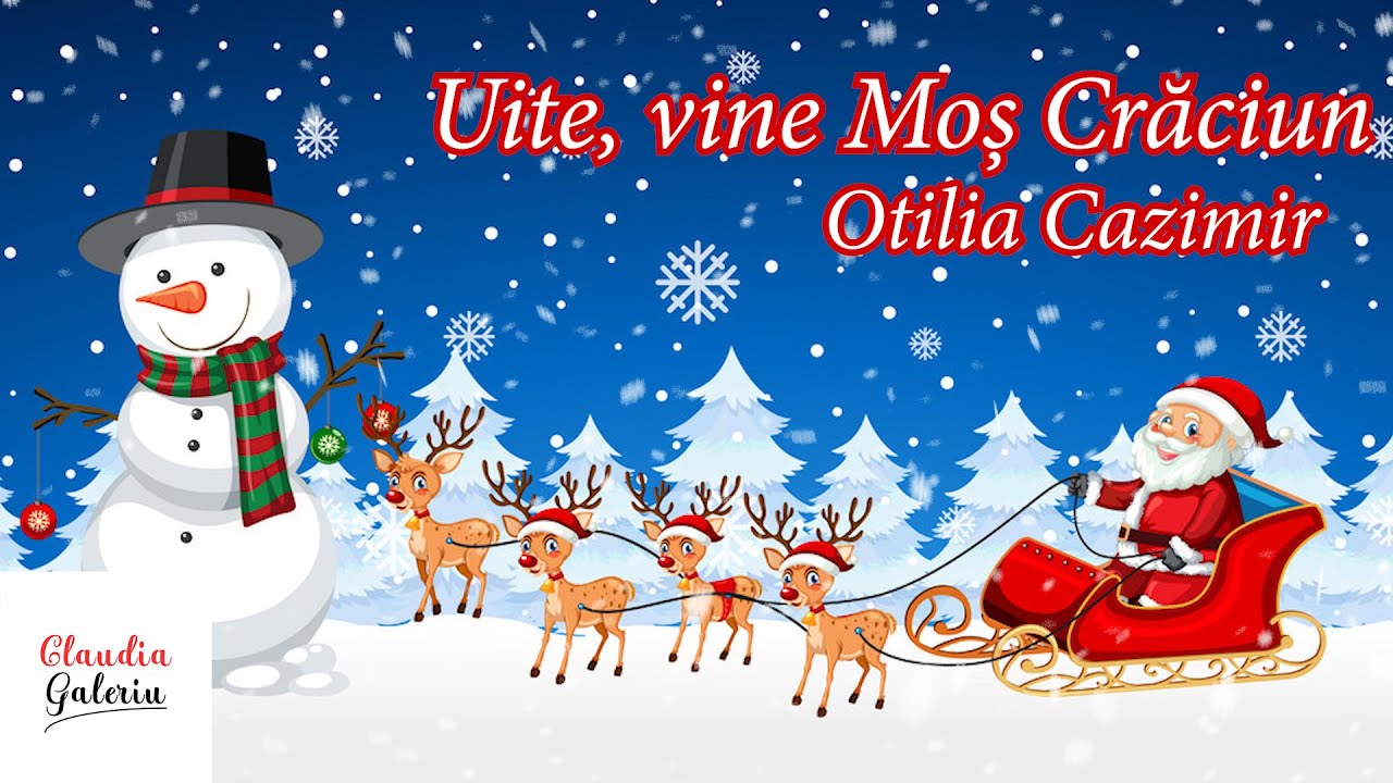 Uite vine Mos Craciun de Otilia Cazimir | Poezii cu Mos Craciun | Otilia Cazimir Poezii