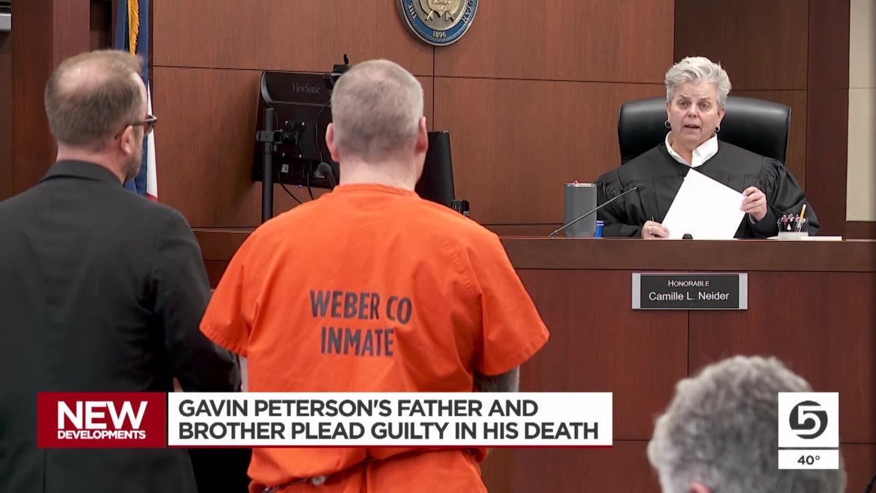 Gavin Peterson's father and brother plead guilty to child abuse