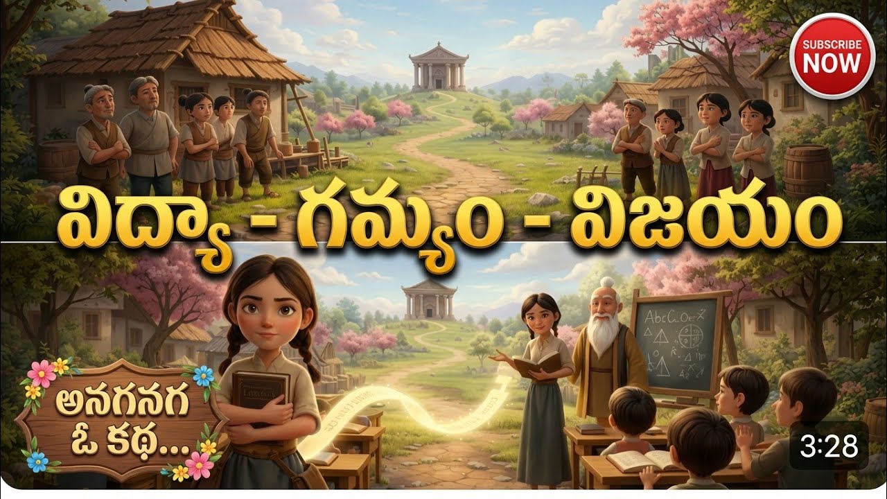 విద్యా - గమ్యం - విజయం 📖| Believe in yourself | international story | Moral story | animation 