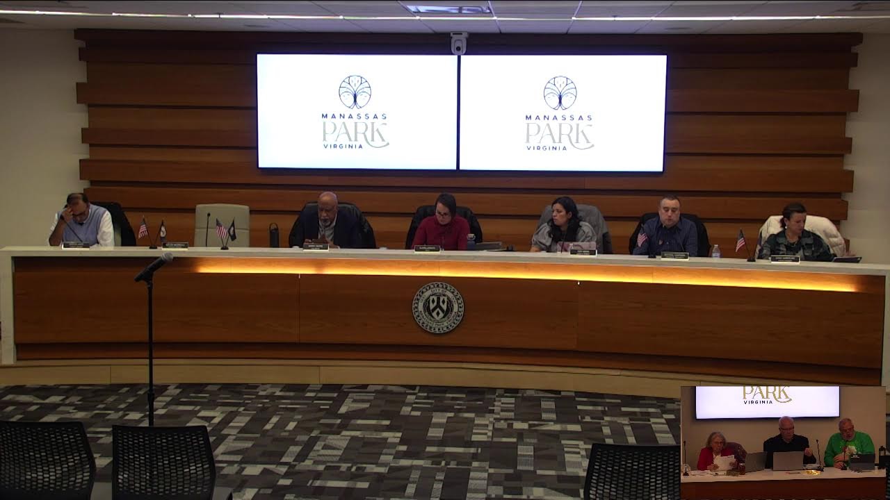 Manassas Park Governing Body Meeting, December 16, 2025