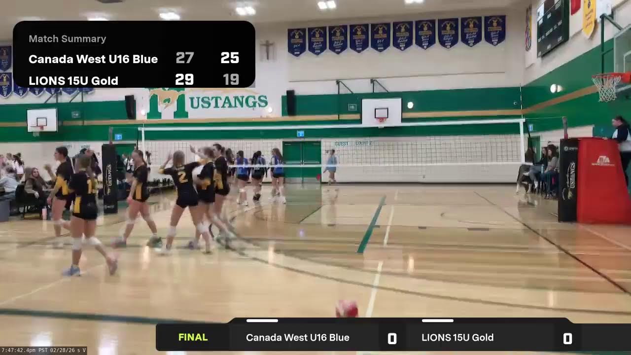 LIONS 15U Gold vs. Canada West U16 Blue (2026.02.28)